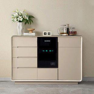 2025 Новая чайная машина Дом Полностью автоматический интегрированный шкаф для обеденного шкафа твердое дерево