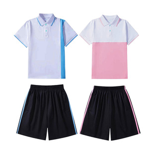 新款顺德区公立初中生校服男女同款夏季短袖短裤秋款长袖长裤运动