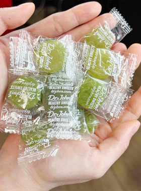 drjohns约翰博士无糖硬糖进口办公室零食喜糖儿童木糖醇糖果109g