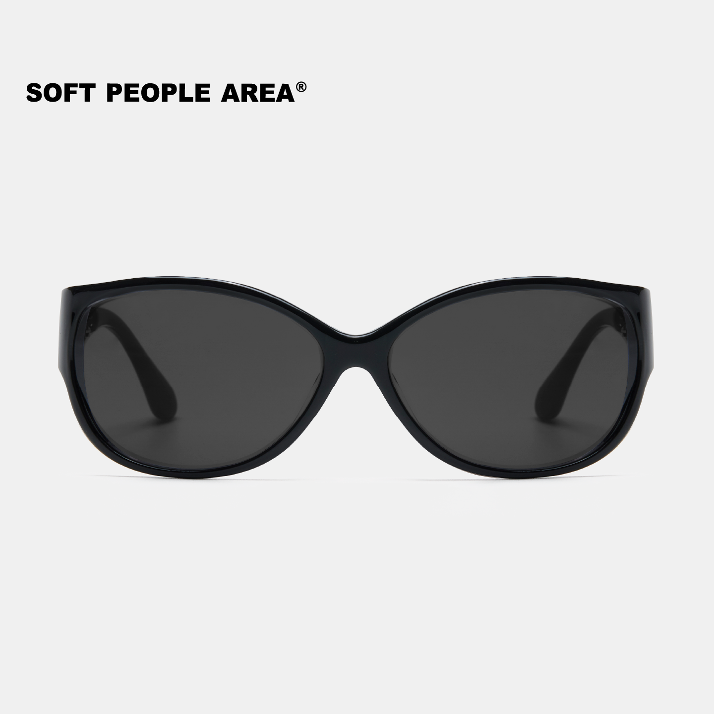 SOFT PEOPLE AREA-WATER（墨镜）椭圆框复古猫眼板材太阳镜墨镜