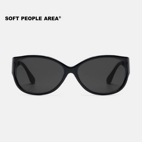 SOFT PEOPLE AREA-WATER(墨镜)复古猫眼椭圆框眼镜太阳镜板材素颜