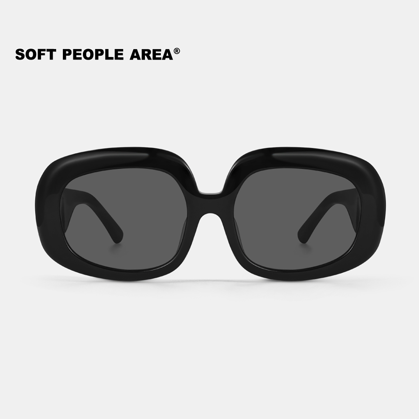 SPA男女同款方形复古墨镜