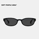 PEOPLE AREA SON SOFT 墨镜 椭圆小框复古板材太阳镜墨镜