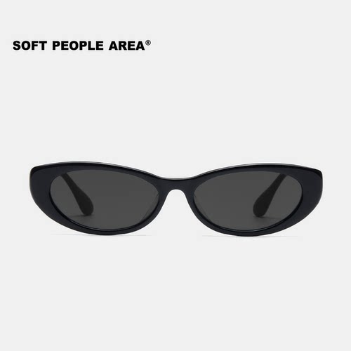 SOFT PEOPLE AREA-VICTORIA(墨镜)猫眼窄框椭圆框眼镜太阳镜素颜