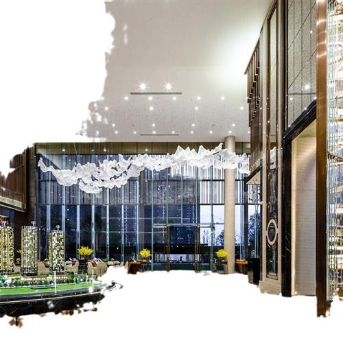 水晶编网吊灯波浪网状售楼部沙盘创意艺术灯美容院装饰灯造型灯具