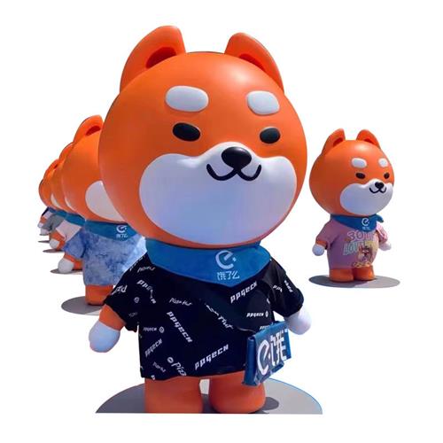 玻璃钢雕塑定制动物暴力熊卡通人物吉祥物户外大型落地景观摆件