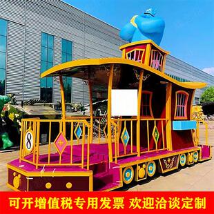 大型旅游文化节巡游彩车设计灯会各类主题游览花车花船制作厂家