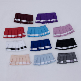 10cm15cm20cm棉花娃娃娃衣百褶裙20厘米玩具公仔衣服玩偶裙子现货