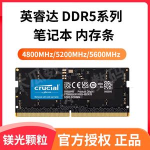 英睿达DDR5 16G 24G 32G 48GB 5600频率4800笔记本电脑内存条镁光