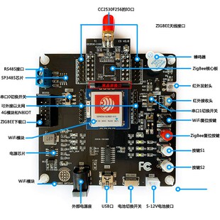 esp8266开发模块红外收发mqtt协议 zigbee网关wifii开发板 cc2530