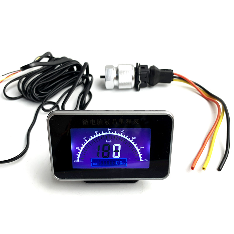 数字显示表货车迈速表车速码表传感器套装带感应塞改装汽车里程表