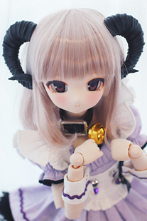 「小羊商店」BJD MDD DD46分通用3分恶魔角通贩纯色大角