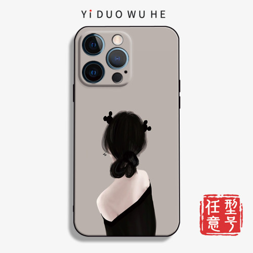 适用iphone16Pro/17air苹果XR手机壳12/8plus少女高级感可爱11全包mini软钢化玻璃防摔磨砂套保护14plus/15