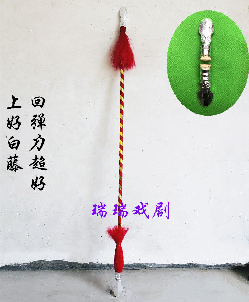 厂家直销滕条红缨枪戏剧戏曲花枪京剧道具刀马旦红缨枪儿童红色