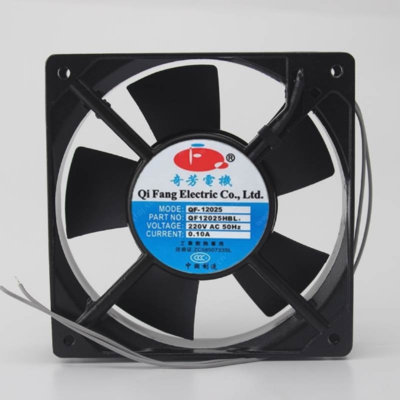 奇芳电机 QF12025HBL2 HBL3 AC 220V 12CM 交流电气柜通风扇12038