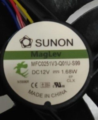 SUNON建准MFC0251V3-000U-A99 G99 S99 12V 1.68W 12CM 12025风扇