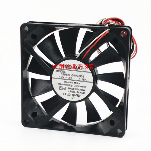原装美培亚NMB 3106KL-04W-B39/B30 8015 12V 0.16A 电源散热风扇
