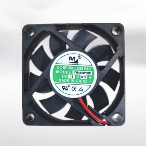 一盟M 6cm 6015静音双滚珠散热风扇 12V 24V YM 12 24 06PHB1 2线