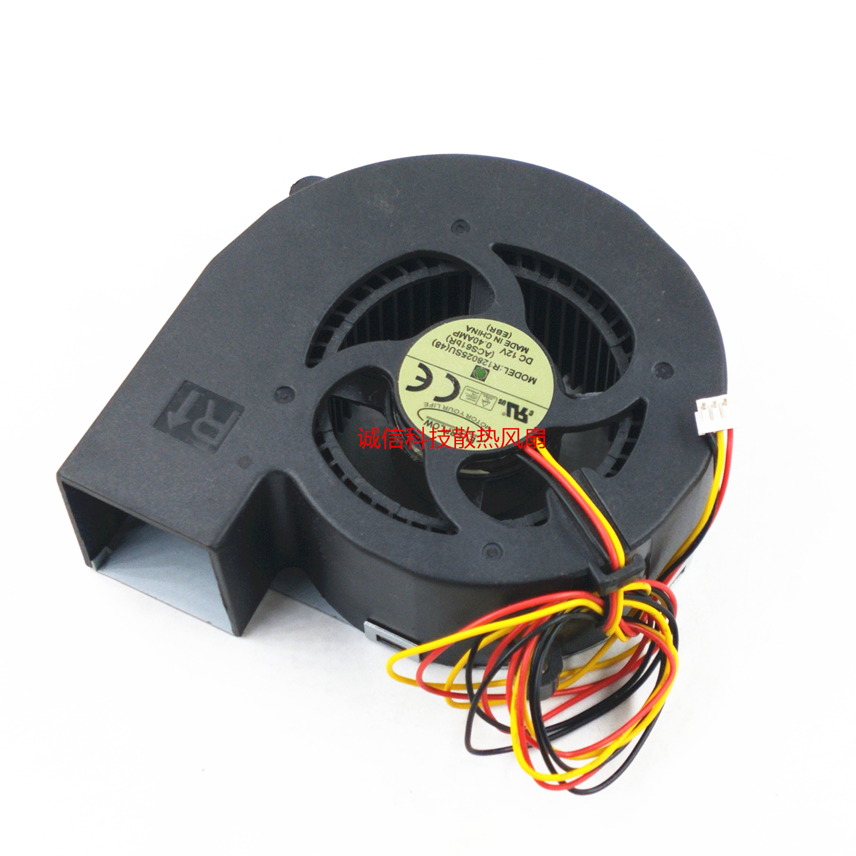 原装EVERFLOW 8025 12V 0.40A R128025SU(48) 投影机散热风扇3线