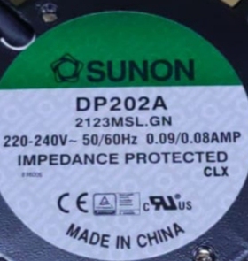 建准全新SUNON DP202A 2123MSL.GN 220V 12038铝框散热风扇 12CM