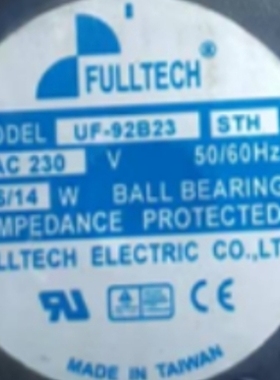 UX UF92B23 12A12/23 AC23 BWH STH BTH BWL 115/230V风机BTHR