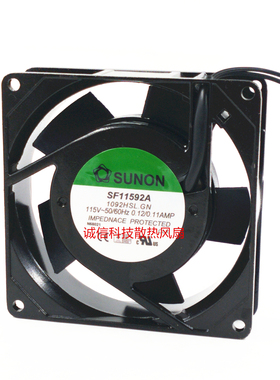 SUNON/建准 9225 115V SF11592A-1092HBL AC交流散热风机风扇