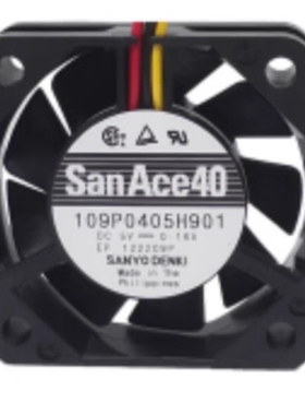 SanAce山洋4010轴流风扇109P0405H901 5V 0.16A散热风扇4CM