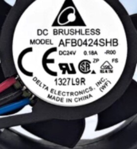 台达AFB0424SHB-R00 40*40*15风扇 DC24V 0.18A 大风量散热风扇