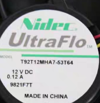 nidecNidec UltraFlo 9025 9CM T92T12MS3A7-51 12V变频风扇