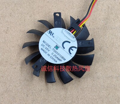 EVERFLOW T055010 SH BM 5V 0.25A 45mm 孔距27*35*35MM 显卡风扇
