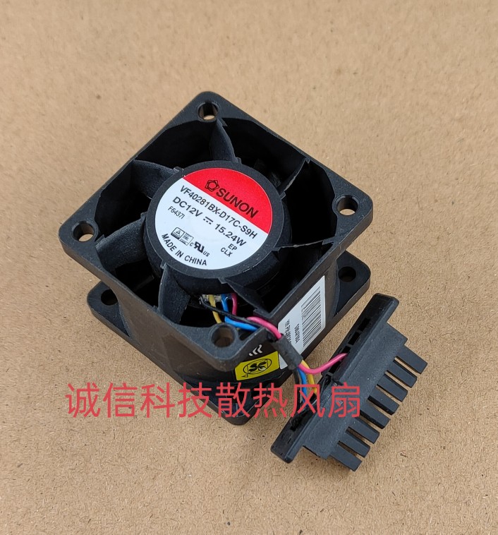 VF40281BX-D17C-S9H 12V 15.24A 15.24W 4CM风扇 PN490205M00H17G