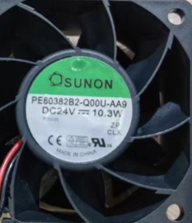 SUNON建准PE60382B2-Q00U-AA9 24V 10.3W 6CM 6038变频器散热风扇