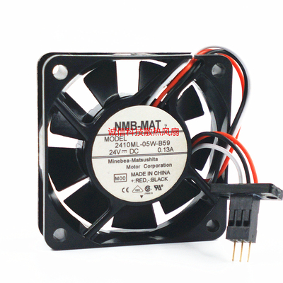 2406KL-05W-B59 原装NMB 6015 24V 0.13A 6CM 数控机床发那科风扇