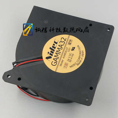 Nidec 12CM 12032涡轮鼓风机 24V 0.65A 双滚珠散热风扇A34835-57