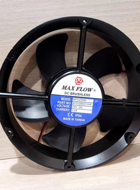 全圆MAXFLOW MFD22060D2VHB 22060 24V 3.2A电焊机变频器散热风扇
