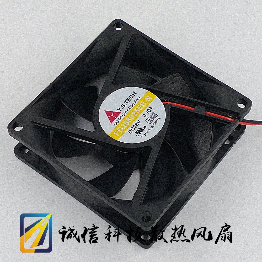 Y.S.TECH FD128025 FD288025 FD248025EB-N 12V 24V 28V 散热风扇