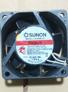 SUNON/建准 6025 MA2062-HVL GN AC220V 控制机柜交流散热风扇6CM