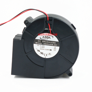 Z01 24V 0.60A 原装 9CM AB0924HB 9733 涡轮风扇鼓风机 ADDA