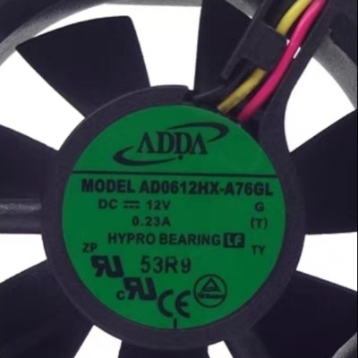 ADDA AD0612HX-A76GL/A70GL 12V 0.23A 6025 6CM机箱散热风扇大风