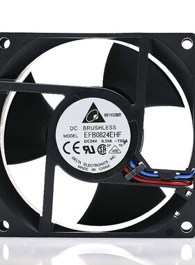 DFELTA台达 EFB0824EHF 8232 24V 0.35A 变频器 散热风扇 8CM