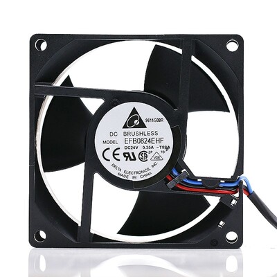 DFELTA台达 EFB0824EHF 8232 24V 0.35A 变频器 散热风扇 8CM