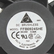 全新台达 FFB0924SHE DC24V 0.60A 9038 9CM 变频器散热风扇 9238