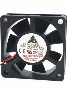 全新台达DELTA 6020 AFB0612EHD 12V 0.47A PWM大风量散热风扇6CM