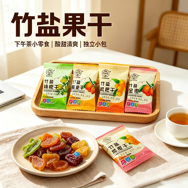 川知贝竹盐枇杷干黄皮杨桃图片