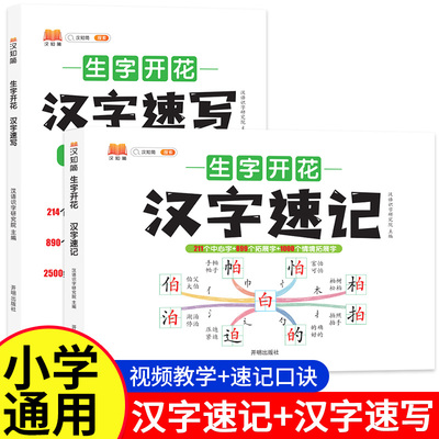 生字开花汉字速记识字书