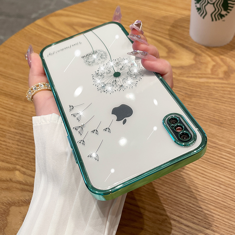 适用苹果x手机壳女新款透明硅胶