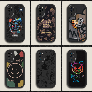 适用华为p30手机壳p40Pro新款 nova10女软9Pro壳8se全包nova7防摔6潮5i高级感5z小羊皮暴力熊保护套 mate50男士