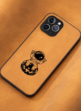 适用于苹果16手机壳iphone15pro max新款13pro外壳12翻毛皮iP14贴皮7 plus 8商务11男女6s的保护套XR黑色XS