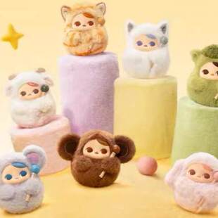 POPMART泡泡玛特PUCKY 毕奇敲敲系列搪胶毛绒挂件盲盒礼物