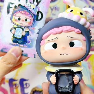 全新正品黑玩OZAI哦崽盲盒6代剧场见 小剧场 潮玩手办可爱公仔摆